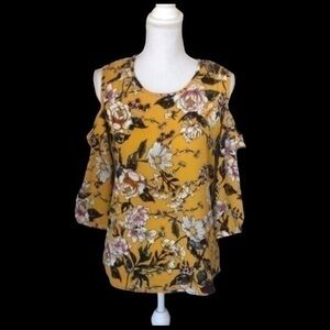 - Women’s off the shoulder summer floral blouse